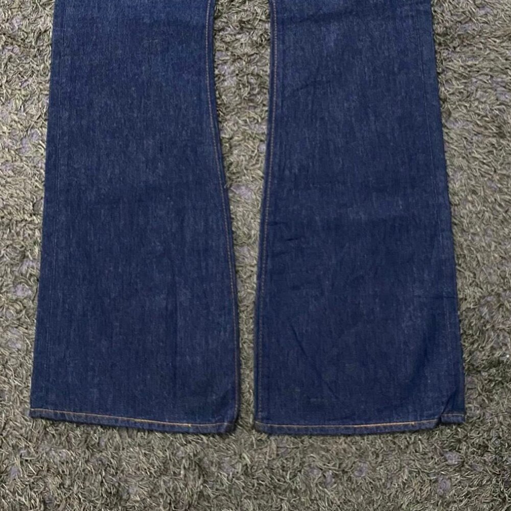 Straight Dark Wash Denim Jeans (Size M) - Picture 3 of 5